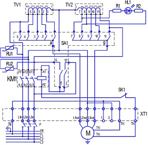 Схема подключения регулятора скорости вращения вентилятора РСВТ